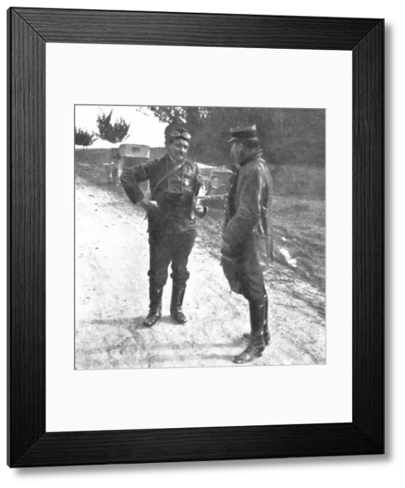 Framed Print : Combat Aerien; Deux poilus de l'air; Le monoplan de Vedrines; a gauche... 1918. Creator: Unknown. Combat Aerien; Deux poilus de l'air; Le monoplan de Vedrines; a gauche... 1918. Creator: Unknown Framed Print : Combat Aerien; Deux poilus de l'air; Le monoplan de Vedrines; a gauche... 1918. Creator: Unknown. Combat Aerien; Deux poilus de l'air; Le monoplan de Vedrines; a gauche... 1918. Creator: Unknown