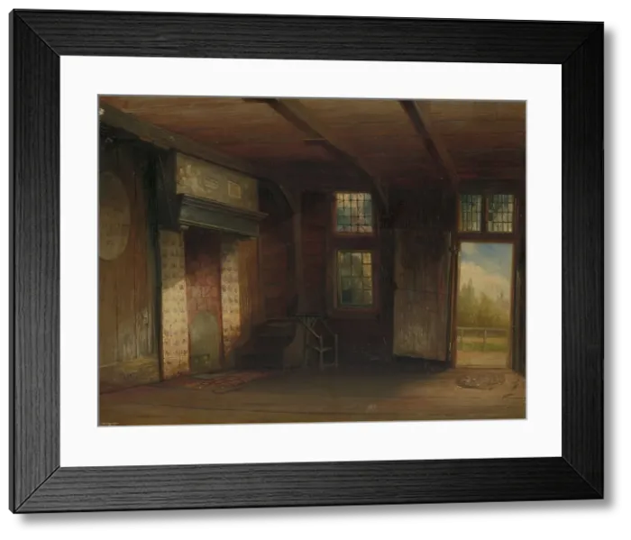 Framed Print : Interior of the Tsar Peter House in Zaandam, 1851. Creator: Pierre Henri Tetar Van Elven Framed Print : Interior of the Tsar Peter House in Zaandam, 1851. Creator: Pierre Henri Tetar Van Elven
