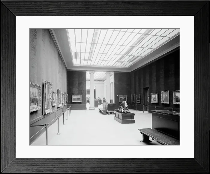 Framed Print : Galleries, Toledo Museum of Art, The, between 1900 and 1920. Creator: Unknown Framed Print : Galleries, Toledo Museum of Art, The, between 1900 and 1920. Creator: Unknown