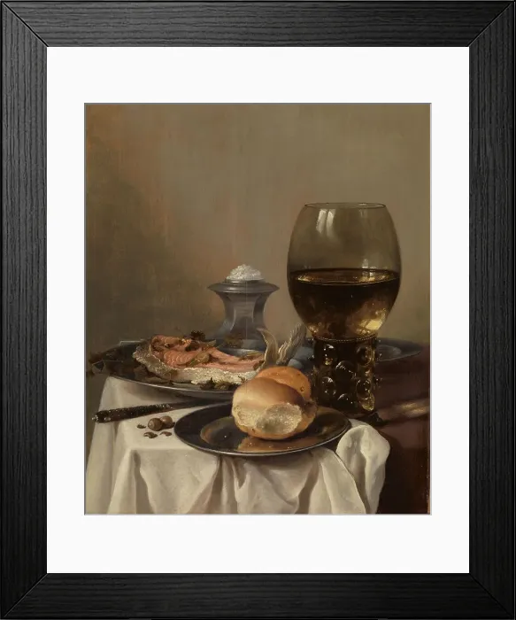 Framed Print : Still Life with a Salt, c.1640-c.1645. Creator: Pieter Claesz Framed Print : Still Life with a Salt, c.1640-c.1645. Creator: Pieter Claesz