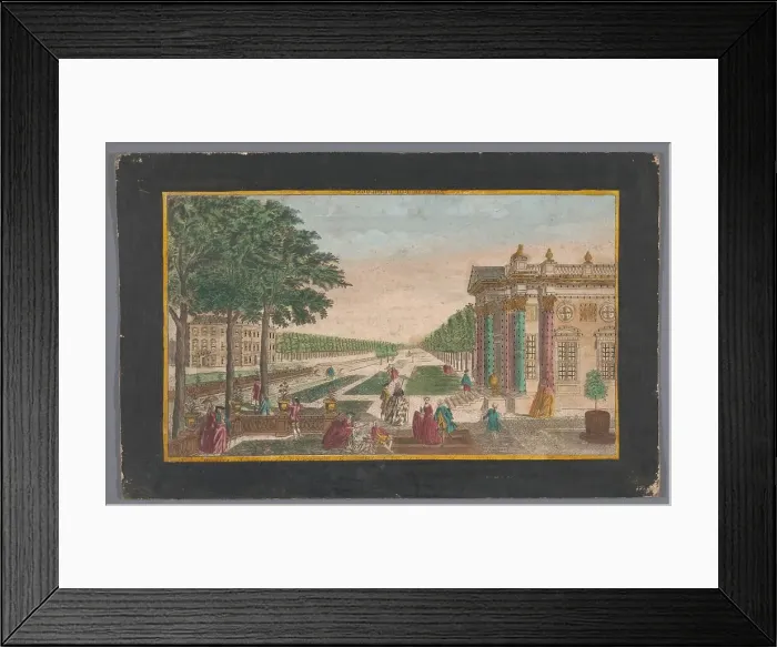Framed Print : View of the Schloss Pillnitz, 1700-1799. Creator: Anon Framed Print : View of the Schloss Pillnitz, 1700-1799. Creator: Anon
