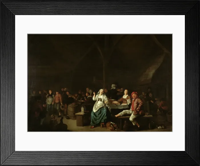 Framed Print : Drinking Bout in an Inn. Creator: Jan Miense Molenaer Framed Print : Drinking Bout in an Inn. Creator: Jan Miense Molenaer