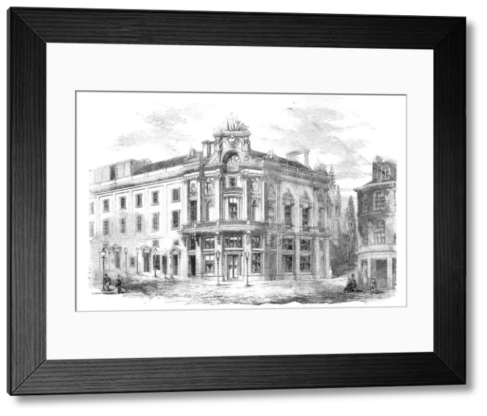 Framed Print : The Queen's Theatre and Opera-house, Edinburgh, 1857. Creator: Unknown Framed Print : The Queen's Theatre and Opera-house, Edinburgh, 1857. Creator: Unknown