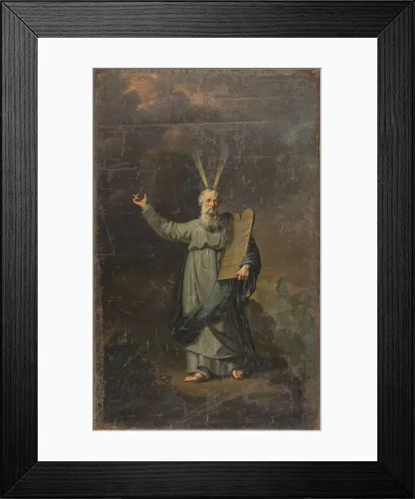 Framed Print : Moses with the Tables of the Law, 1803. Creator: Pieter Gaal Framed Print : Moses with the Tables of the Law, 1803. Creator: Pieter Gaal