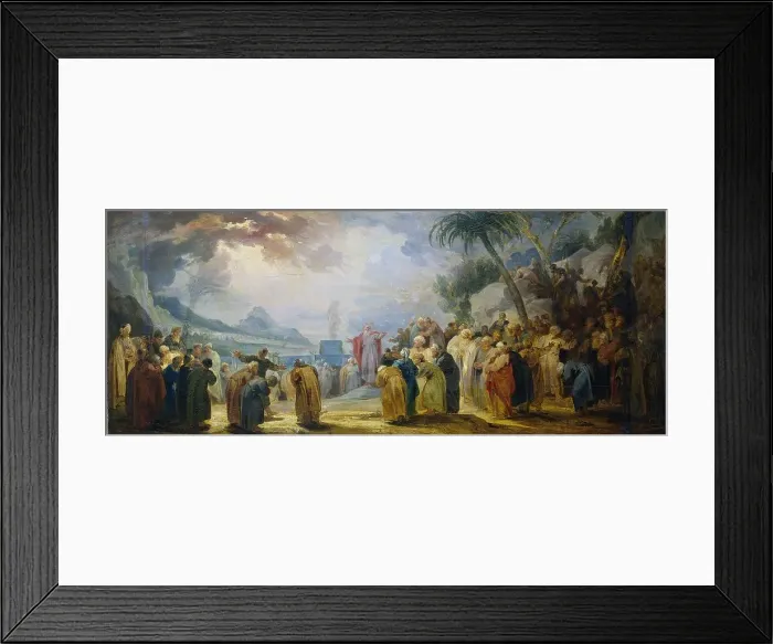 Framed Print : Moses Choosing the seventy Elders, 1736-1737. Creator: Jacob de Wit Framed Print : Moses Choosing the seventy Elders, 1736-1737. Creator: Jacob de Wit