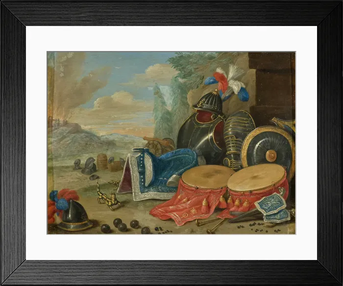Framed Print : Emblems of War. Creator: Jan van Kessel