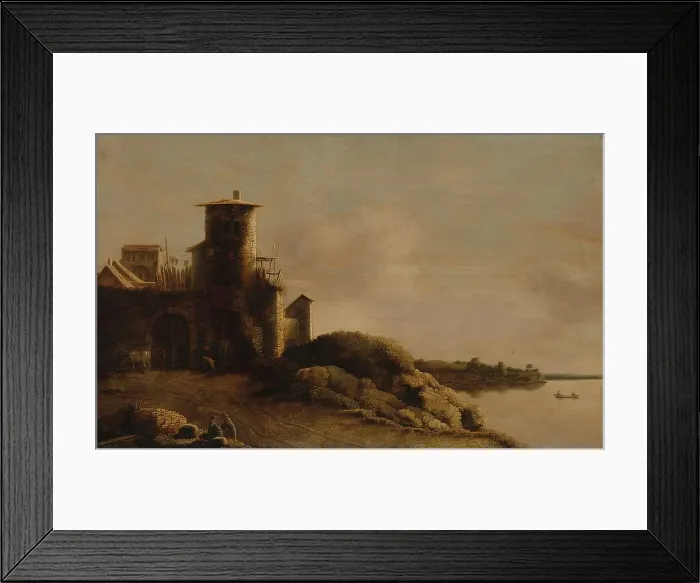 Framed Print : Landscape, 1633. Creator: Claude Jongh Framed Print : Landscape, 1633. Creator: Claude Jongh