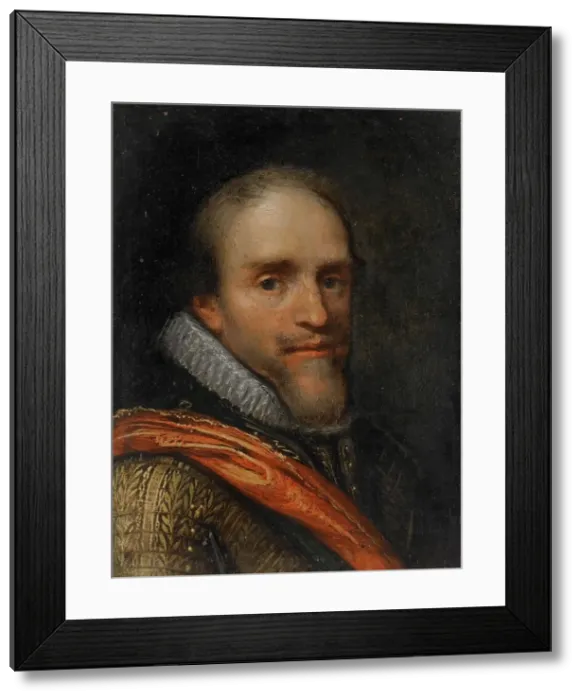Framed Print : Portrait of Maurice (1567-1625), Prince of Orange, after c.1612. Creator: Jacob Lyon Framed Print : Portrait of Maurice (1567-1625), Prince of Orange, after c.1612. Creator: Jacob Lyon