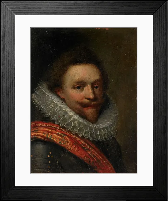 Framed Print : Portrait of Frederik Hendrik (1584-1647), Prince of Orange, after c.1612. Creator: Jacob Lyon Framed Print : Portrait of Frederik Hendrik (1584-1647), Prince of Orange, after c.1612. Creator: Jacob Lyon