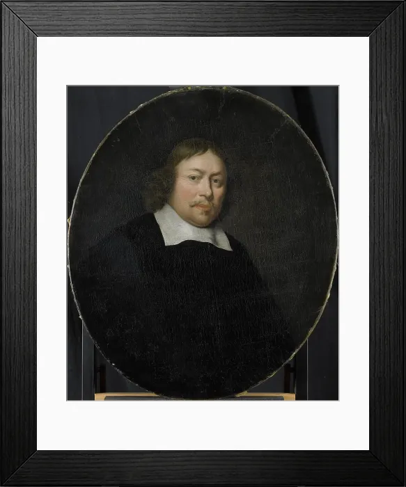 Framed Print : Portrait of Gerard van Bergen, Director of the Rotterdam Chamber of the Dutch East India Company, el Creator: Pieter van der Werff Framed Print : Portrait of Gerard van Bergen, Director of the Rotterdam Chamber of the Dutch East India Company, el Creator: Pieter van der Werff