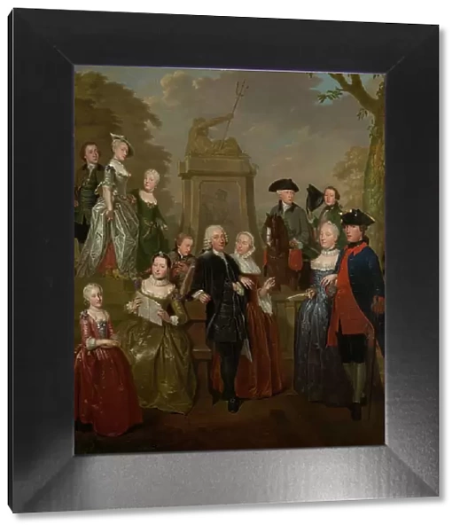 Portrait of Theodorus Bisdom van Vliet and his Family, 1757. Creator: Jan Stolker