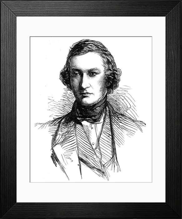 Framed Print : The new Solicitor-General, the Right Hon. Mr. Stuart Wortley, M.P. for Bute, 1857. Creator: Unknown Framed Print : The new Solicitor-General, the Right Hon. Mr. Stuart Wortley, M.P. for Bute, 1857. Creator: Unknown