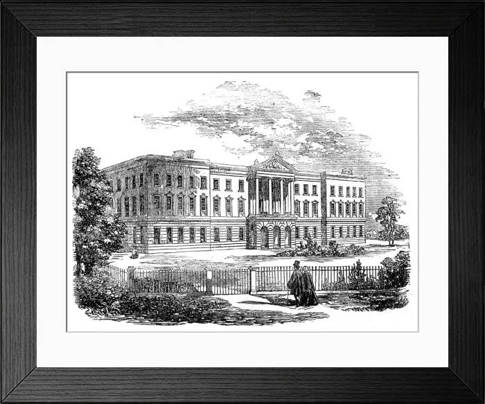 Framed Print : St. Ann's Royal Asylum, Brixton, 1857. Creator: Unknown Framed Print : St. Ann's Royal Asylum, Brixton, 1857. Creator: Unknown