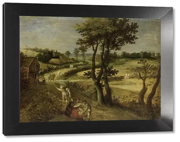 Landscape with Corn Fields, 1602-1630. Creator: Jacob Savery II