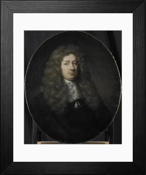 Framed Print : Portrait of Dominicus Rosmale, Director of the Rotterdam Chamber of the Dutch East India Company, el Creator: Pieter van der Werff Framed Print : Portrait of Dominicus Rosmale, Director of the Rotterdam Chamber of the Dutch East India Company, el Creator: Pieter van der Werff
