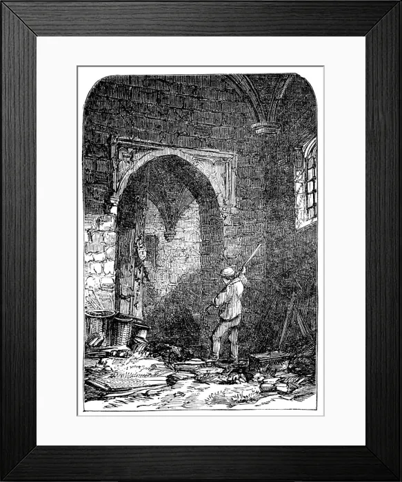 Framed Print : Guy Fawkes Cellar, at Westminster, 1857. Creator: Unknown. Guy Fawkes Cellar, at Westminster, 1857. Creator: Unknown Framed Print : Guy Fawkes Cellar, at Westminster, 1857. Creator: Unknown. Guy Fawkes Cellar, at Westminster, 1857. Creator: Unknown