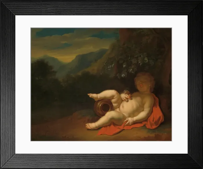 Framed Print : The Infant Bacchus, 1700-1722. Creator: Pieter van der Werff Framed Print : The Infant Bacchus, 1700-1722. Creator: Pieter van der Werff