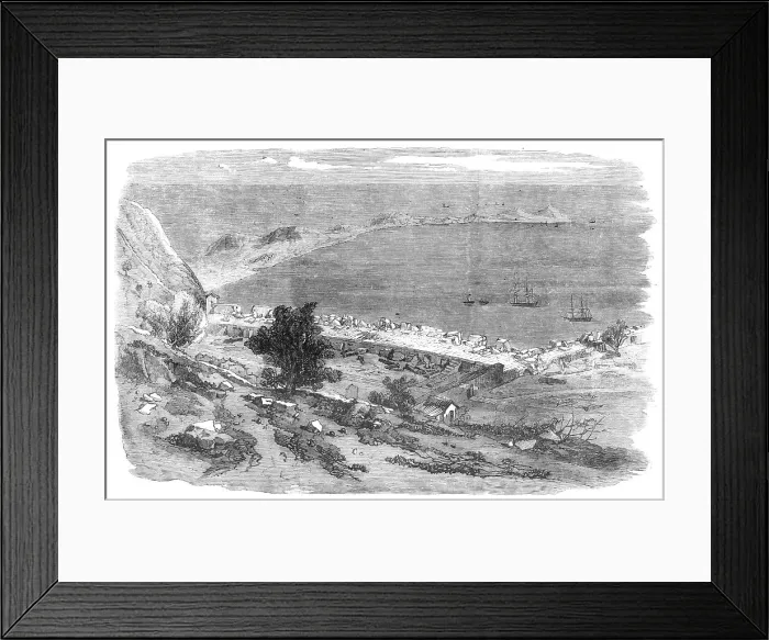 Framed Print : The War with China - Interior of the Anunghoy Bogue Forts, sketched after their demolition... 1857. Creator: Unknown Framed Print : The War with China - Interior of the Anunghoy Bogue Forts, sketched after their demolition... 1857. Creator: Unknown
