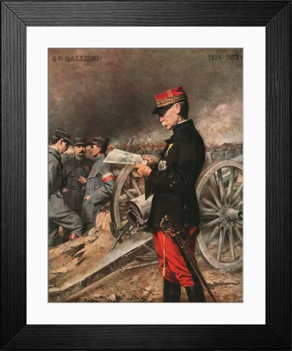 Framed Print : Le General Gallieni, 1915 (1924) Creator: Ferdinand Roybet Framed Print : Le General Gallieni, 1915 (1924) Creator: Ferdinand Roybet