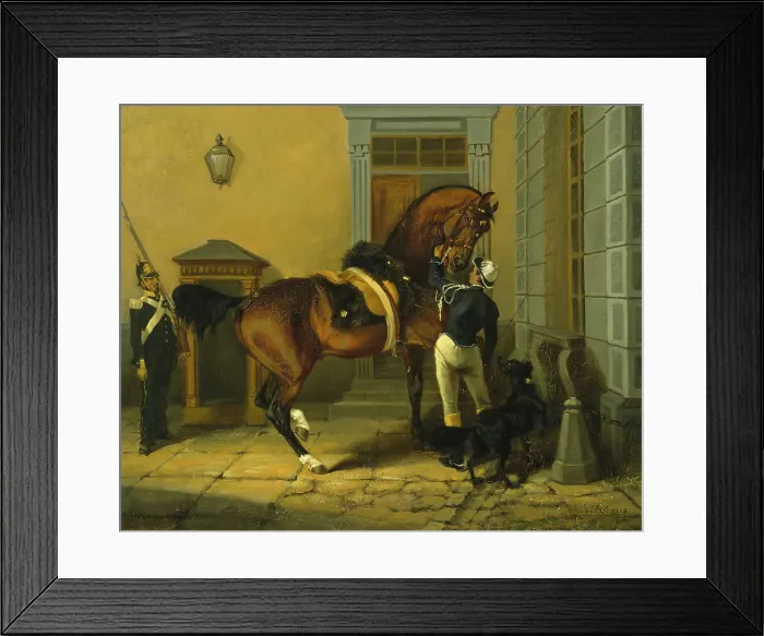 Framed Print : Gentleman, the Favourite Horse of King Carl XV of Sweden, 1854. Creator: Johann Georg Arsenius Framed Print : Gentleman, the Favourite Horse of King Carl XV of Sweden, 1854. Creator: Johann Georg Arsenius