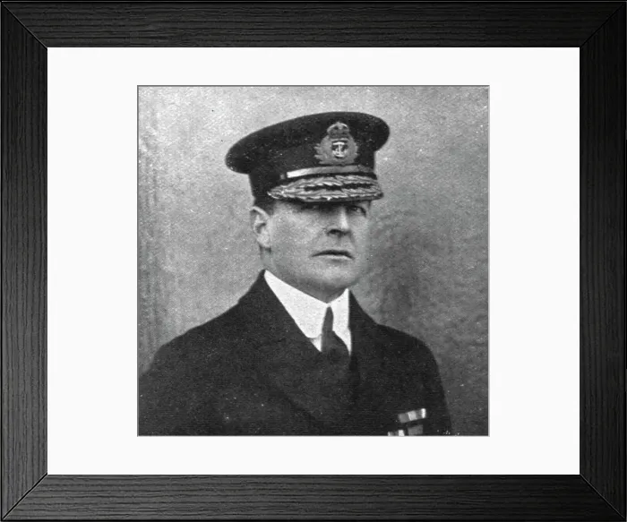 Framed Print : La bataille navale du Jutland; Le vice-amiral Sir David Beatty, commandant... 1916 (1924) Creator: Unknown Framed Print : La bataille navale du Jutland; Le vice-amiral Sir David Beatty, commandant... 1916 (1924) Creator: Unknown