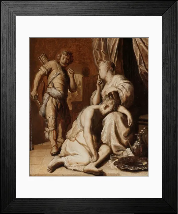 Framed Print : Samson and Delilah, c.1626-c.1630. Creator: Rembrandt Harmensz van Rijn Framed Print : Samson and Delilah, c.1626-c.1630. Creator: Rembrandt Harmensz van Rijn