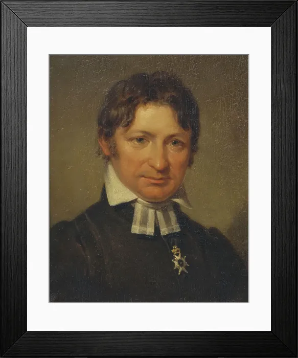 Framed Print : Frans Mikael Franzén, 1772-1847, Bishop, Poet, 1828. Creator: Johan Gustaf Sandberg Framed Print : Frans Mikael Franzén, 1772-1847, Bishop, Poet, 1828. Creator: Johan Gustaf Sandberg