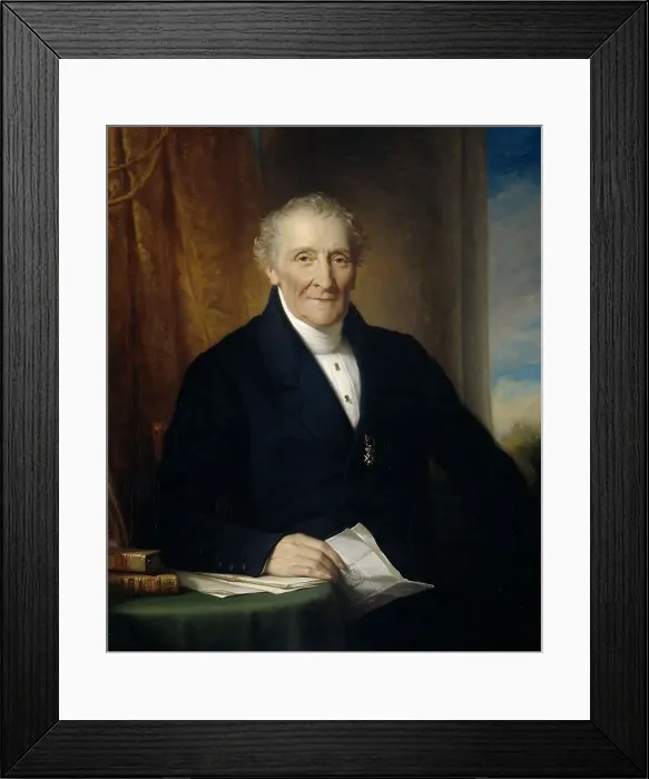 Framed Print : Rodolphe le Chevalier (1777-1865), Amsterdam Merchant and one of three Founders of the Holland Railr Creator: Jan Adam Kruseman Framed Print : Rodolphe le Chevalier (1777-1865), Amsterdam Merchant and one of three Founders of the Holland Railr Creator: Jan Adam Kruseman