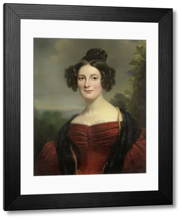 Framed Print : Catharina Annette Fraser (1815-92), 1834. Creator: Jan Adam Kruseman Framed Print : Catharina Annette Fraser (1815-92), 1834. Creator: Jan Adam Kruseman