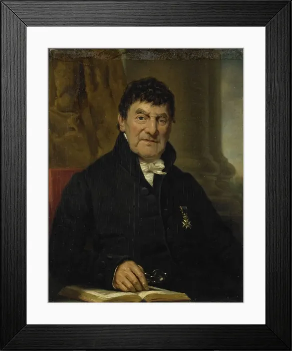 Framed Print : Dr Cornelis Hendrik à Roy (1751-1833), Physician and Biographer, 1833. Creator: Jan Adam Kruseman Framed Print : Dr Cornelis Hendrik à Roy (1751-1833), Physician and Biographer, 1833. Creator: Jan Adam Kruseman