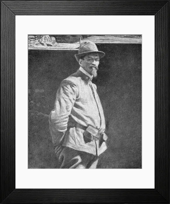 Framed Print : Sur le front Italien; Le martyr italien Cesare Battisti, 1916 (1924) Creator: Unknown Framed Print : Sur le front Italien; Le martyr italien Cesare Battisti, 1916 (1924) Creator: Unknown