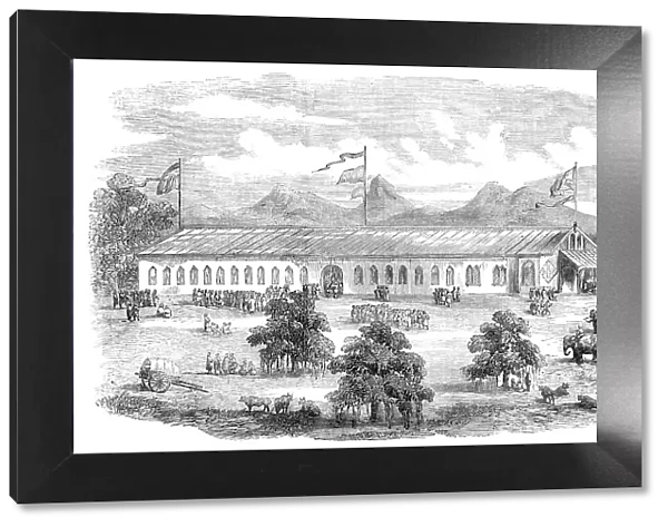 The Industrial and Agricultural Exhibition at Coimbatore, Madras Presidency, 1857. Creator: Unknown