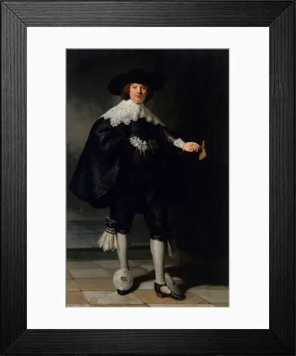 Framed Print : Marten Soolmans, 1634. Creator: Rembrandt Harmensz van Rijn Framed Print : Marten Soolmans, 1634. Creator: Rembrandt Harmensz van Rijn
