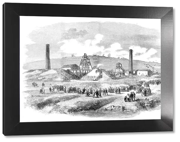 Lundhill Colliery, Barnsley, the Scene of the Recent Explosion, 1857. Creator: Unknown
