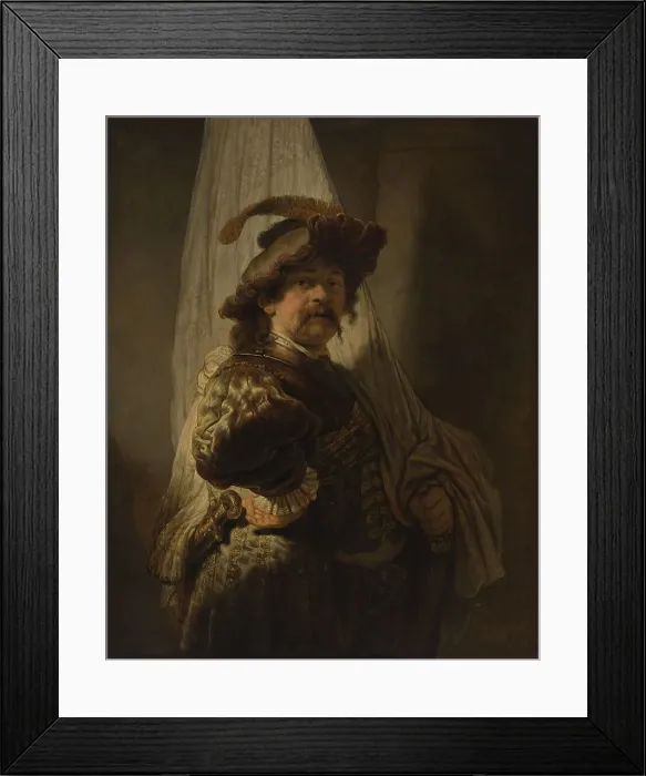 Framed Print : The Standard Bearer, 1636. Creator: Rembrandt Harmensz van Rijn Framed Print : The Standard Bearer, 1636. Creator: Rembrandt Harmensz van Rijn