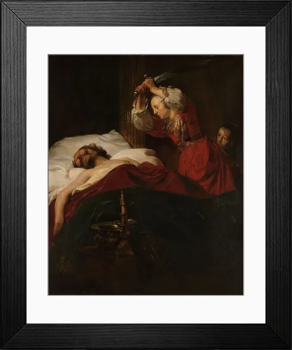 Framed Print : Judith and Holofernes, 1659. Creator: Jan de Bray Framed Print : Judith and Holofernes, 1659. Creator: Jan de Bray