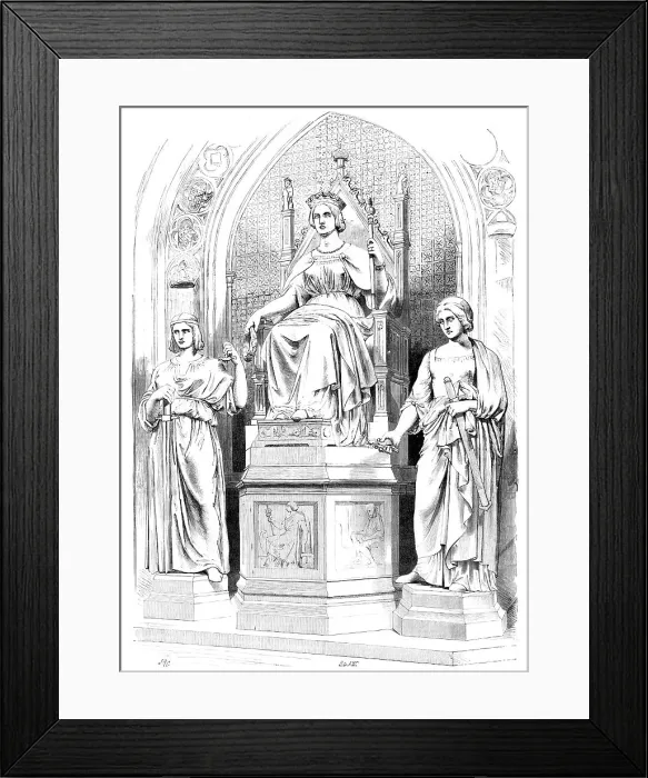 Framed Print : Marble Group in the Prince's Chamber, House of Lords - Her Majesty Queen Victoria... 1857. Creators: Unknown, J. & A.W.. Marble Group in the Prince's Chamber, House of Lords - Her Majesty Queen Victoria... 1857. Creators: Unknown, J. & A.W Framed Print : Marble Group in the Prince's Chamber, House of Lords - Her Majesty Queen Victoria... 1857. Creators: Unknown, J. & A.W.. Marble Group in the Prince's Chamber, House of Lords - Her Majesty Queen Victoria... 1857. Creators: Unknown, J. & A.W