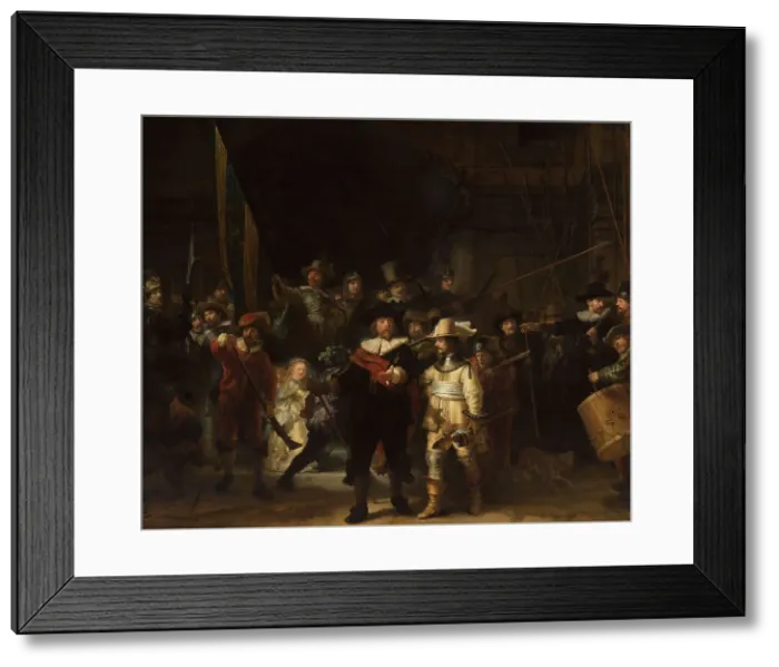 Framed Print : The Night Watch, 1642. Creator: Rembrandt Harmensz van Rijn Framed Print : The Night Watch, 1642. Creator: Rembrandt Harmensz van Rijn
