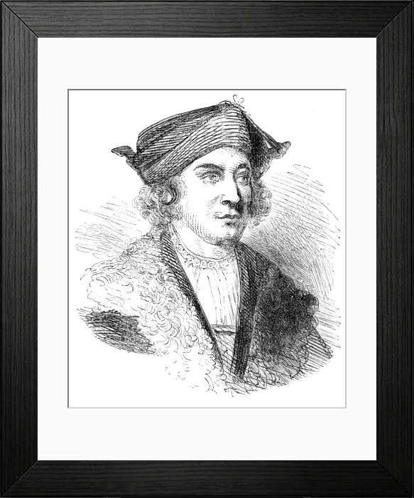 Framed Print : Quintin Metsys, 1857. Creator: Cheetham Framed Print : Quintin Metsys, 1857. Creator: Cheetham