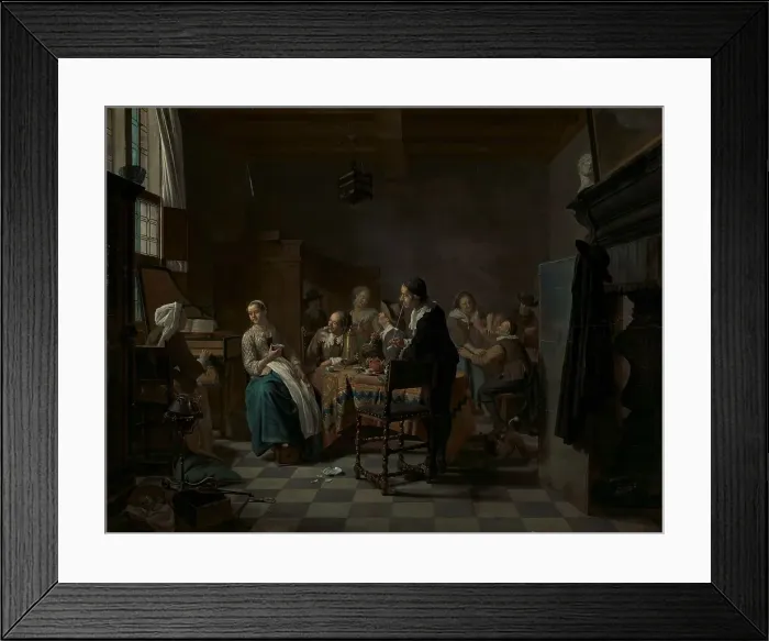 Framed Print : The New Song, 1740-1760. Creator: Jan Josef Horemans II Framed Print : The New Song, 1740-1760. Creator: Jan Josef Horemans II