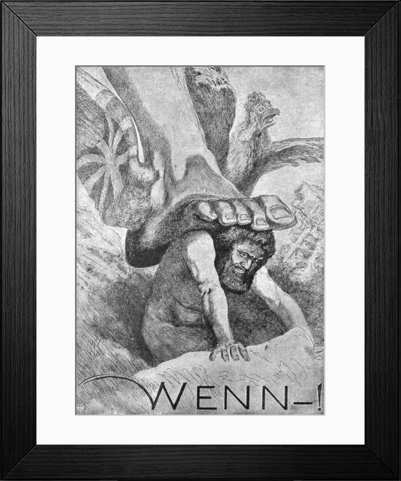 Framed Print : Les Heures d'Angoisse; Wenn!': composition desesperee publiee par l'Illustrirte... 1918. Creator: Unknown. Les Heures d'Angoisse; Wenn!': composition desesperee publiee par l'Illustrirte... 1918. Creator: Unknown Framed Print : Les Heures d'Angoisse; Wenn!': composition desesperee publiee par l'Illustrirte... 1918. Creator: Unknown. Les Heures d'Angoisse; Wenn!': composition desesperee publiee par l'Illustrirte... 1918. Creator: Unknown