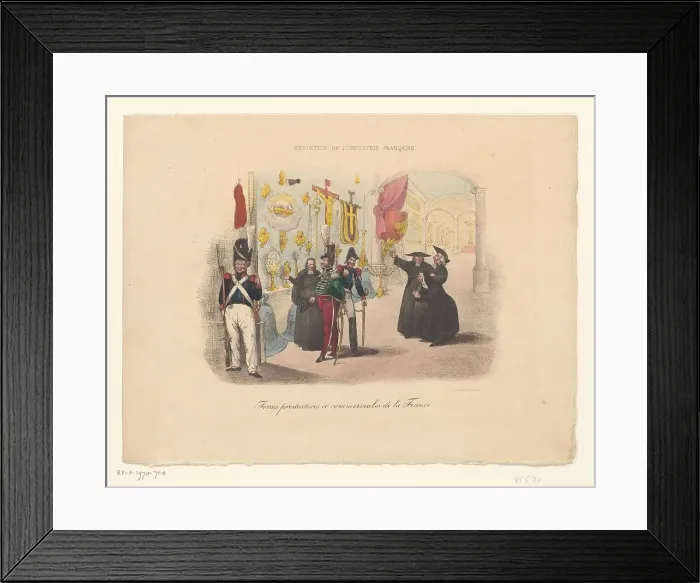 Framed Print : Cartoon on the production of ecclesiastical objects, early 19th century? Creator: Anon Framed Print : Cartoon on the production of ecclesiastical objects, early 19th century? Creator: Anon