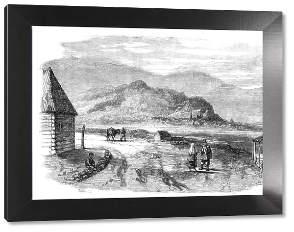 Sketches in Asiatic Russia - Village on the Siberian Side of the Ural Mountains, 1857. Creator: Unknown