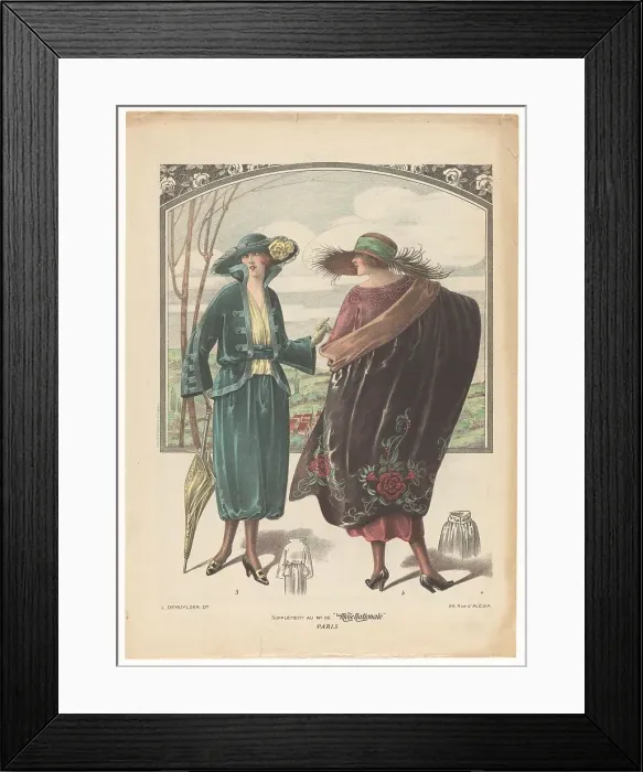 Framed Print : Supplement au No. The La Mode National Paris, Nos. 3 and 4, c.1908-c.1910. Creator: Anon. Supplement au No. The La Mode National Paris, Nos. 3 and 4, c.1908-c.1910. Creator: Anon Framed Print : Supplement au No. The La Mode National Paris, Nos. 3 and 4, c.1908-c.1910. Creator: Anon. Supplement au No. The La Mode National Paris, Nos. 3 and 4, c.1908-c.1910. Creator: Anon