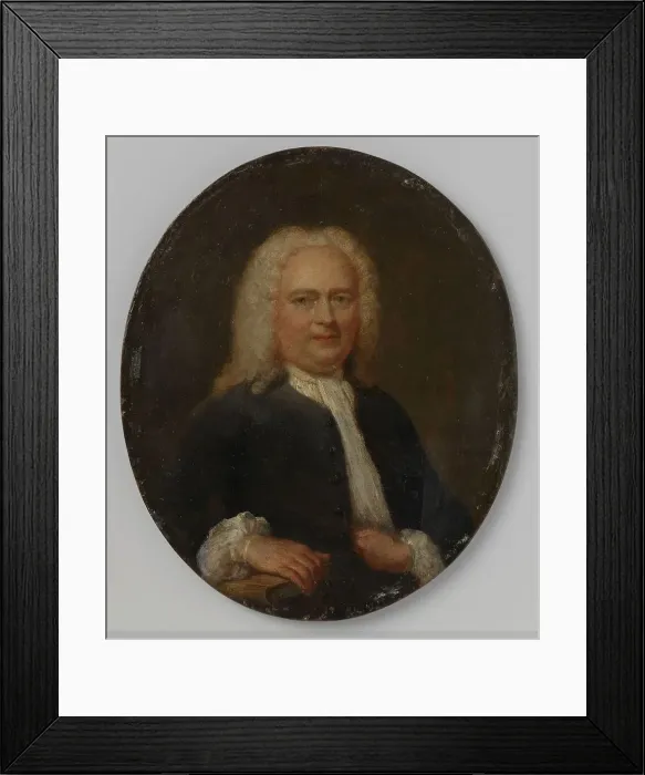 Framed Print : Portrait of a Man, perhaps a Member of the Klinkhamer Family, 1738. Creator: Jan Maurits Quinkhard Framed Print : Portrait of a Man, perhaps a Member of the Klinkhamer Family, 1738. Creator: Jan Maurits Quinkhard