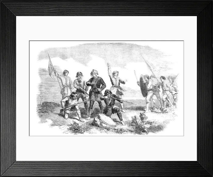 Framed Print : Chinese Rebels, 1857. Creator: Unknown Framed Print : Chinese Rebels, 1857. Creator: Unknown