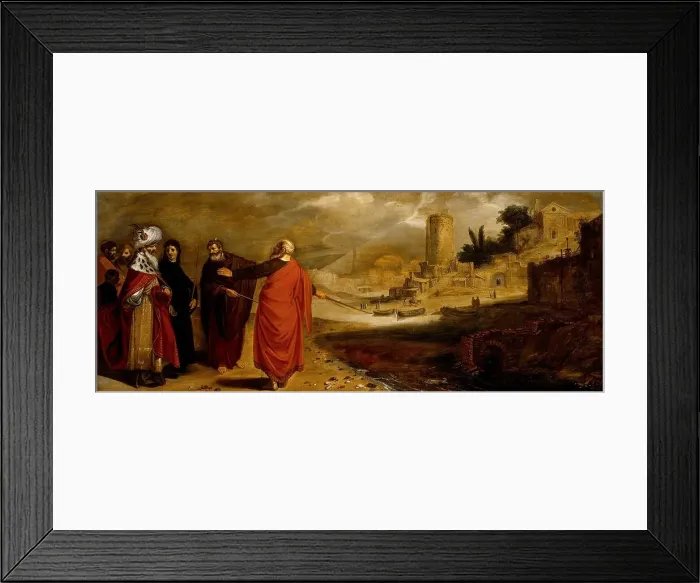 Framed Print : Aaron Changing the Water of the River into Blood, 1610. Creator: Jan Symonsz. Pynas Framed Print : Aaron Changing the Water of the River into Blood, 1610. Creator: Jan Symonsz. Pynas
