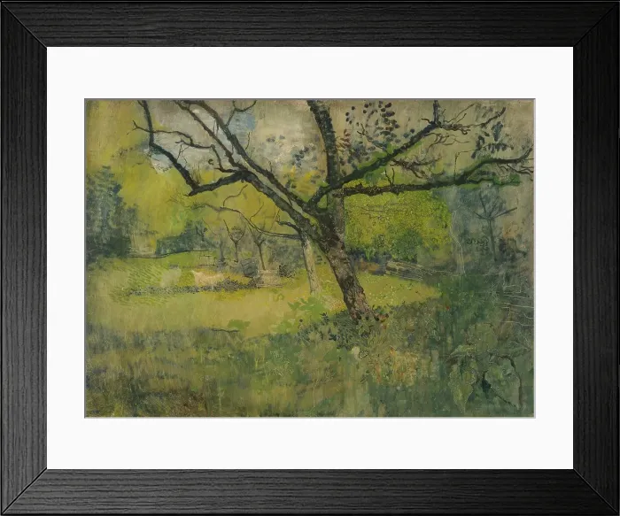 Framed Print : Orchard at Eemnes, 1888-1895. Creator: Richard Roland Holst Framed Print : Orchard at Eemnes, 1888-1895. Creator: Richard Roland Holst