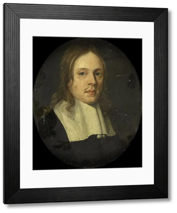 Framed Print : Portrait of a Man, 1666. Creator: Jan van Assen Framed Print : Portrait of a Man, 1666. Creator: Jan van Assen