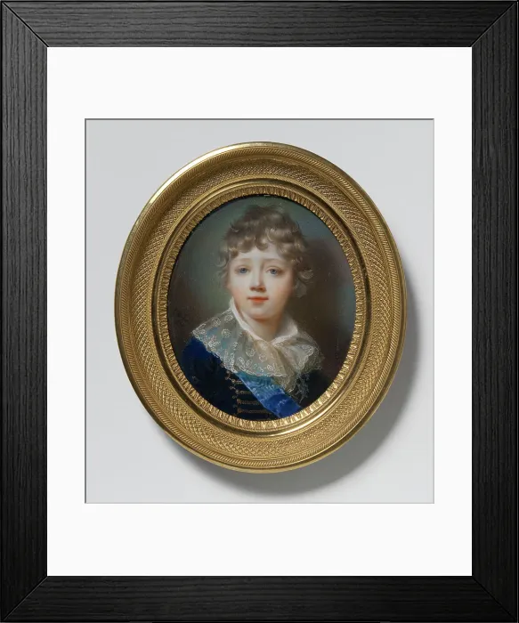 Framed Print : Gustav, 1799-1877, prince of Sweden and Vasa, 1808. Creator: Giovanni Domenico Bossi Framed Print : Gustav, 1799-1877, prince of Sweden and Vasa, 1808. Creator: Giovanni Domenico Bossi